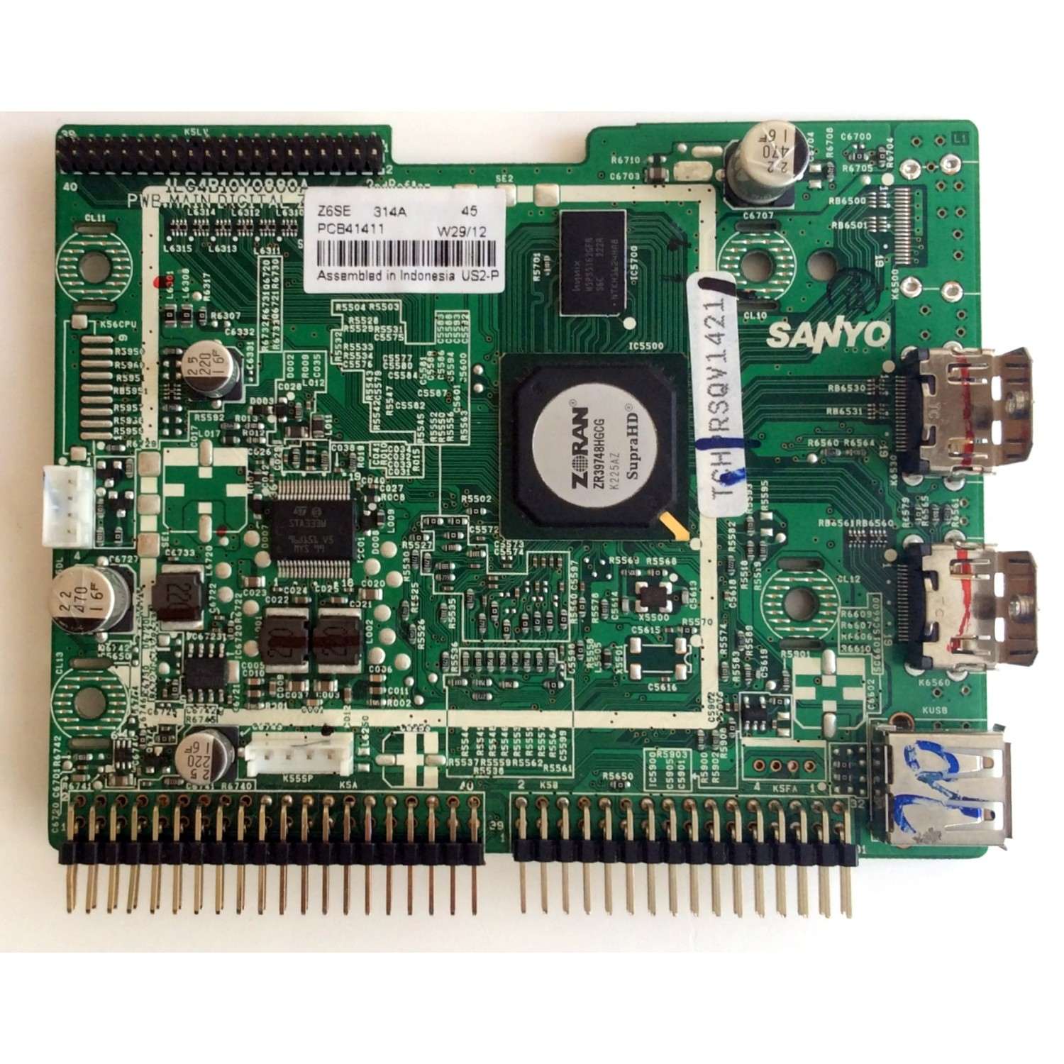 MAIN / SANYO Z6SE / 1LG4B10Y0880A Z6SE / 1LG4B10Y0880A / PANEL V390HJ1-L02 Rev.C1 / MODELOS DP39842 P39842-00 / FVM3982 P39842-01